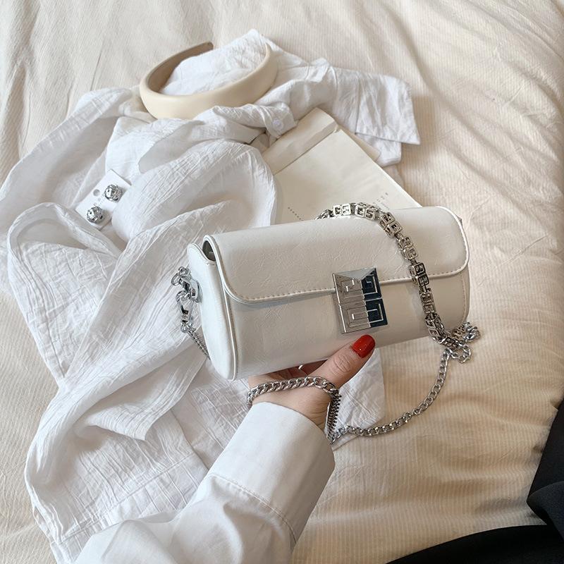 Нишевая сумка подмышку женская новая высококлассная цепочка сумка через плечо универсальная маленькая квадратная сумка
