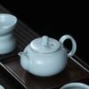 Ru Kiln Ceramic Gold Line Kung Fu Tea Set