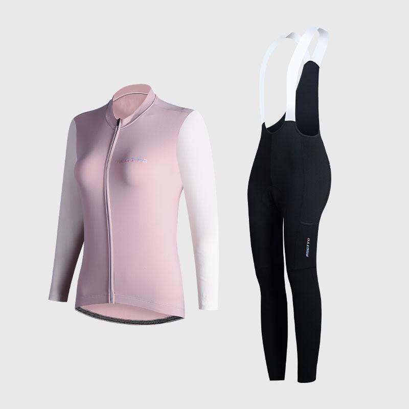 Womens Lightweight Long Sleeve Cycling Jersey Breathable Quick-Dry Road Mountain Bike Use