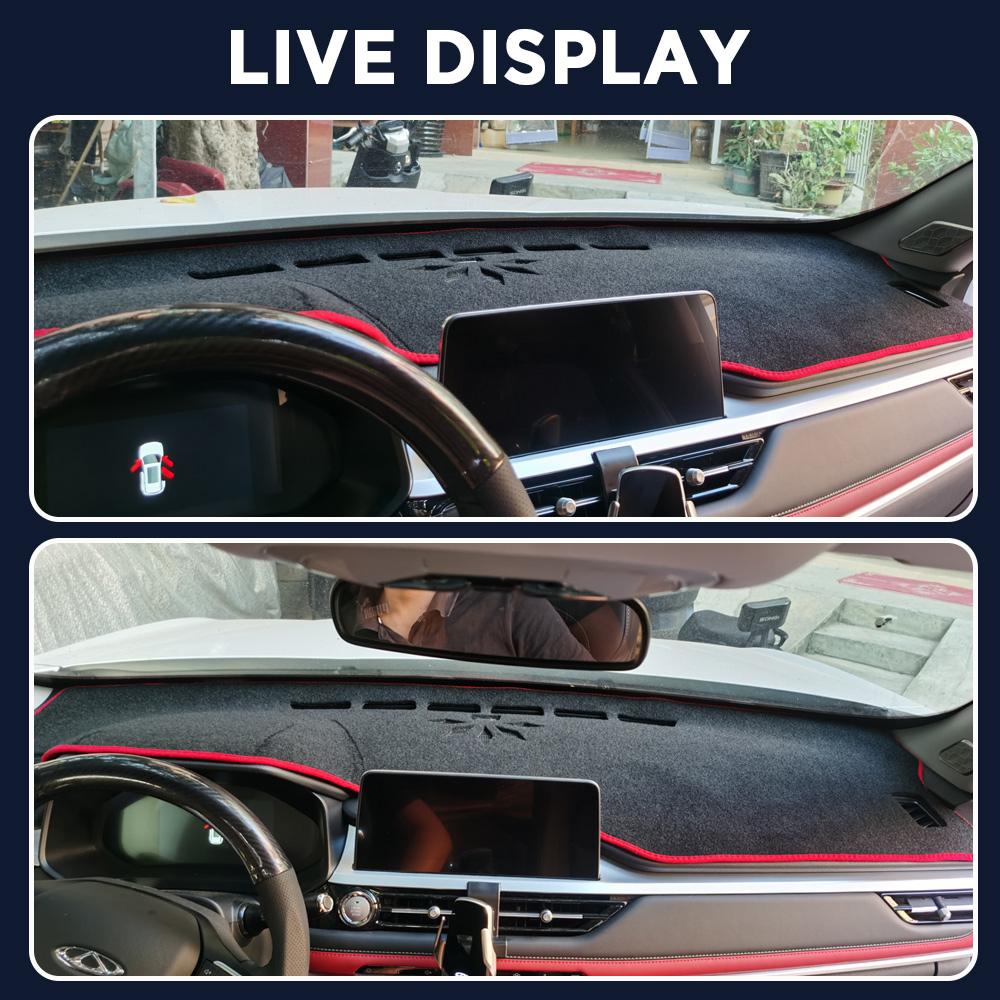 For CHERY TIGGO 5X Pro 2025 Car Dashboard Cover Mat Sun Shade Pad Avoid Light Mat Instrument Carpet Protection Accessories