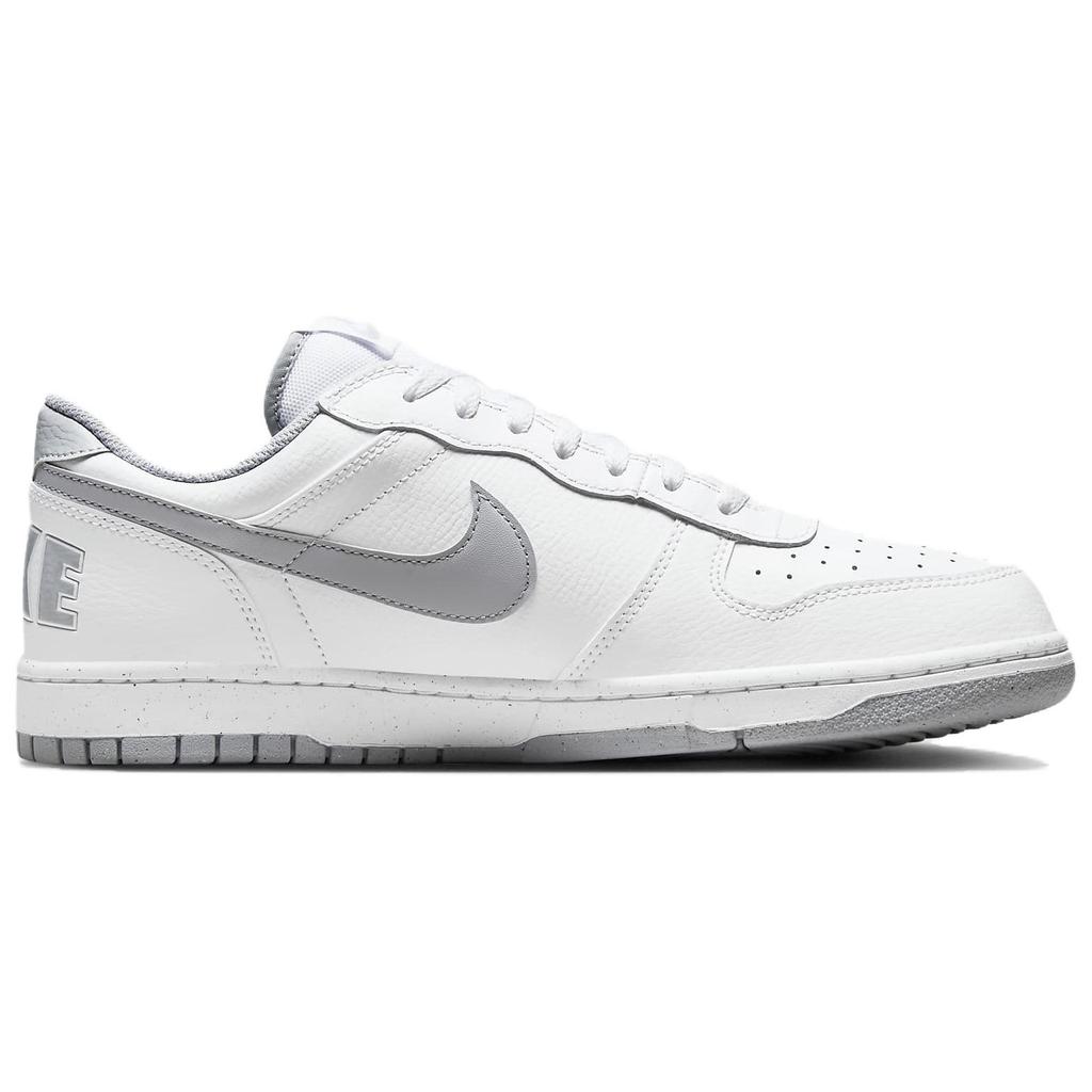 Nike Большие низкие белые серые мужские кроссовки Wolf 355152-106