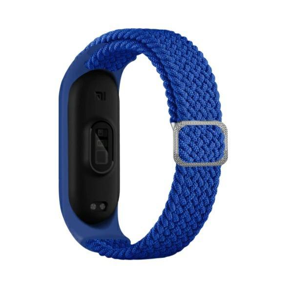 Pasek do Mi Band 3 Beline Textile Niebieski