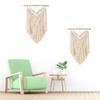 Wall Art Wooden Boho Chic Bohemian Macrame Tapestry Wall Hanging Blanket