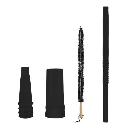 Dryer Vent Cleaning Kit with All Vacuum Cleaner Hose Attachment Brush Connector Dryer Vacuum Ventilation Lint Remover Quick Coupling Tube Accessories