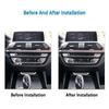 Наклейки на отделку панели кондиционера из углеродного волокна для BMW X3 X4 G01 G02 G08 2018-2022, модификация интерьера автомобиля
