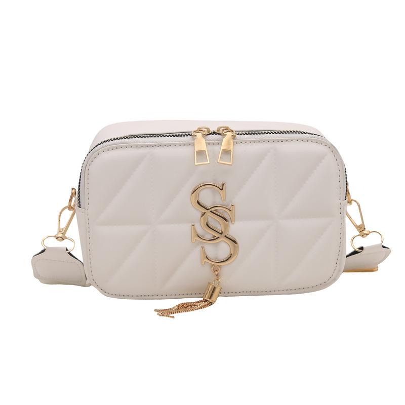 Модная маленькая квадратная сумка, универсальная сумка на плечо, иностранный стиль, текстура, женская сумка из искусственной кожи, иностранная газовая сумка с фурнитурой, сумка-мессенджер