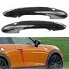 Door Handle Cover With Sensor Glossy Black Door Handle Cover High-Quality Plastic Left Hand Drive Compatible With Light Holes