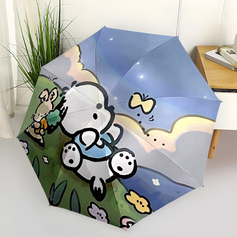 1pc Sanrio Characters Automatic Opening/Closing Umbrella with Foldable Design, Outdoor for Fans, Travelers, Daily Use, Gift Suitable for All Occasions