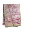 Korean Style Fashionable Rural Scenery Big Tree Printed Temperament Scarf Women's Long Warm and High End Imitation Cashmere Shawl