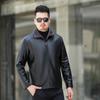 Men's Coat Fur One-piece Men's Coat Winter Plus Velvet Thickened Loose Leather Jacket