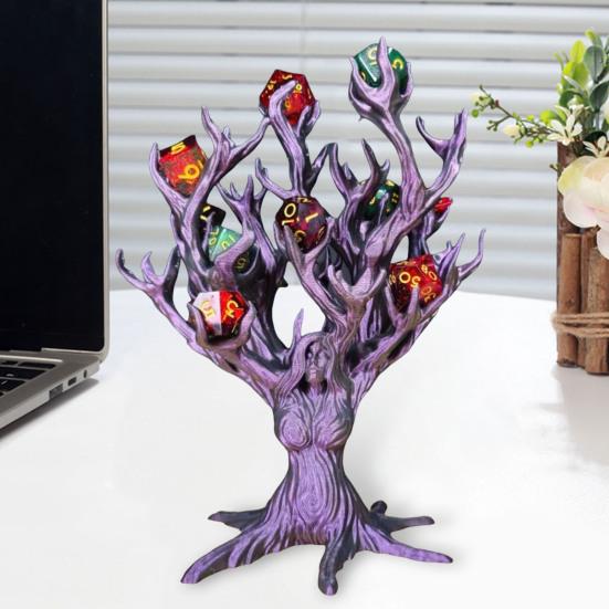 Держатель для игральных костей Goddess Tree, настольный держатель для нескольких игральных костей, органайзер для игровых костей Tree RPG, игровой аксессуар для любителей настольных игр