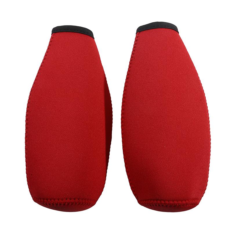 2 шт., термоизоляционный чехол для пивной бутылки, сохраняющий напиток холодным, застегивающийся на молнию, чехол для бутылки, чехол для охладителя пивной бутылки