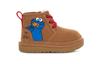 UGG Cow Leather Abrasion Resistant Ankle Length Kids' Boots Brown Kids' 1147232T-CHE
