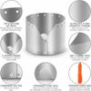 Ultralight Titanium Camping Stove Windscreen Camping Stove Wind Screen  Camping Stove Protection