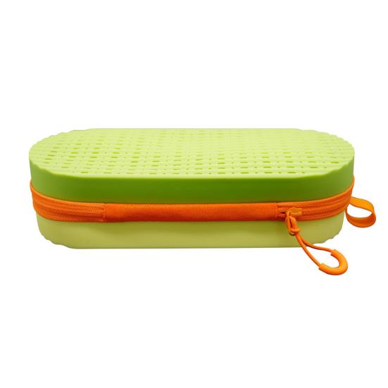 Силиконовый чехол для очков для плавания со сливным отверстием, легкая противоударная защитная коробка для очков для плавания