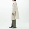 Uniqlo Тренч мужской однобортный средней длины, однотонный, серия U, цвет светло-бежевый 457988-30