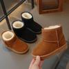 Boys and Girls Large Cotton Boots Girls Non-slip Children's Fashion Snow Boots Winter New Cotton Boots Keep Warm