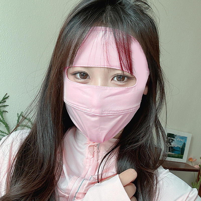 Солнцезащитная маска для защиты всего лица от солнца, защитная маска от ультрафиолета для мужчин и женщин, регулируемая спортивная защита от солнца для светлой кожи