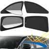 GLISTA Compatible with Toyota Harrier 80 Side Car Window Sunshades for Car Mesh Mosquito Sun Easy To Install and 4 Panels Series, Sunshades, Camping,