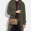 Coach X Disney Jamie 25 Classic Monogram Zip Cartoon Logo Decor Coated Canvas And Leather Crossbody Bag Medium Women crossbody bag CC151-IME7V