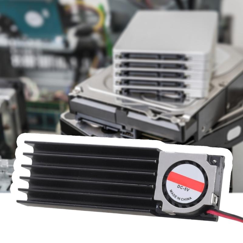 Высокопроизводительные кулеры для SSD из алюминиевого сплава с радиатором для M.2 NVMe 2280 SSD 5В терморегулирование