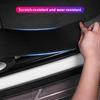 1 Roll Anti-collision Strip Anti-scratch Carbon Fiber Texture 5D Car Door Sill Bumper