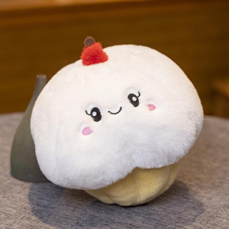 Мультяшная Плюшевая Кукла Вкусный Десерт Фруктовый Торт Олицетворение Еда Мороженое Кукла Украшение Десертного Магазина Подарок для Девочек Мальчиков