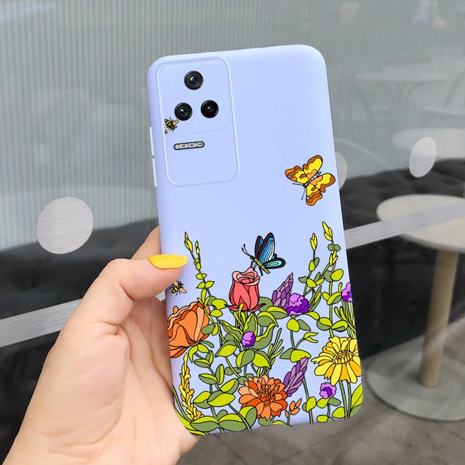Чехол для Xiaomi Poco F4 Цветной Художественный Узор Задняя Крышка Для Xiaomi Poco F4 GT PocoF4 Чехол для Телефона 6.67'' Мягкий Силикон Fundas Capa