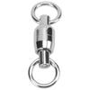 20PCS Flexible Rotation Dual Ball Bearing Swivel Fishing Swivel Connector  Fishing Hook Connector,