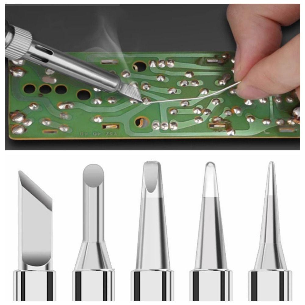 Жаростойкое жало для паяльника Наконечник для пайки из чистой меди Запасной наконечник для сварки Сварочный наконечник Паяльные инструменты