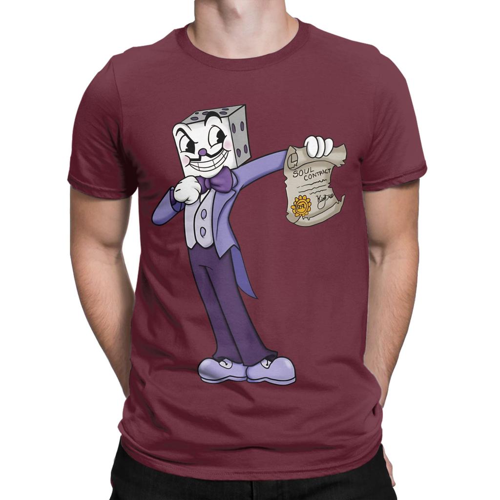 Dice Cuphead Novelty 100 Cotton Tshirt Cuphead Tees Tops For Unisex