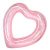 Поплавок для взрослых и детей Ninonly Float Water Play Glitter Inflator Swimming Cute Summer Vacation Диаметр 90 см В форме сердца (розовый)