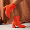 Pointed Ankle Boots for Women Autumn Winter Shoes Sexy High Heels Women Boots Female Elegant Zipper Ladies Boots Botines Mujer