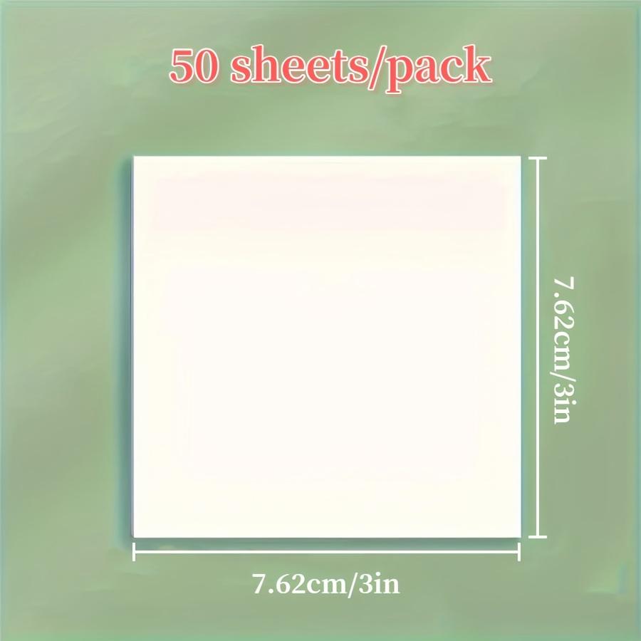 200/300 листов Прозрачные липкие заметки Водонепроницаемые самоклеящиеся полупрозрачные блокноты для аннотирования книг и калькирования post it