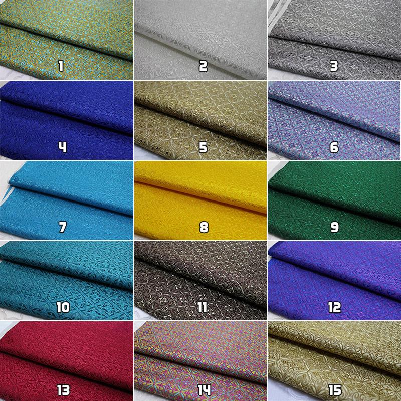 75*50 см Парча Жаккард Китайский Стиль Винтажная Ткань Атлас Ципао Куртка Монгольский Халат Сценическая Одежда Ткань для Сумки Шитье Сделай Сам