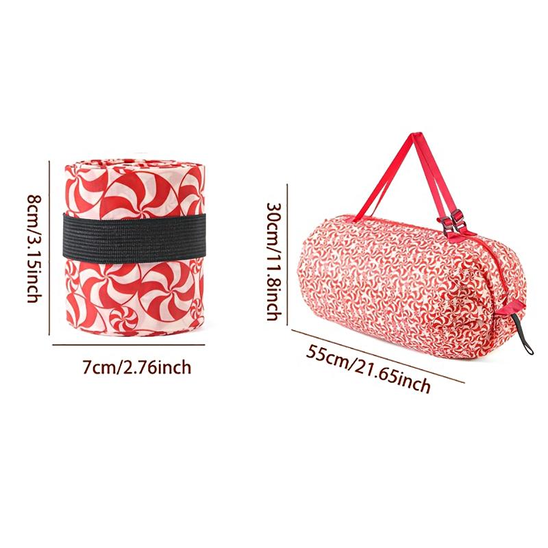 1 шт. сумка-тоут, многоразовая сумка для покупок, экологичная, для путешествий, продуктов, портативная, большая вместимость, складная, на одно плечо