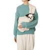 Dog Pet Sling for Small Dogs Prevents Jumping Baby for Going Adjustable Length Monchéri [Mesh-equipped Size-adjustable Sling] Sling, (S/beige), Out,