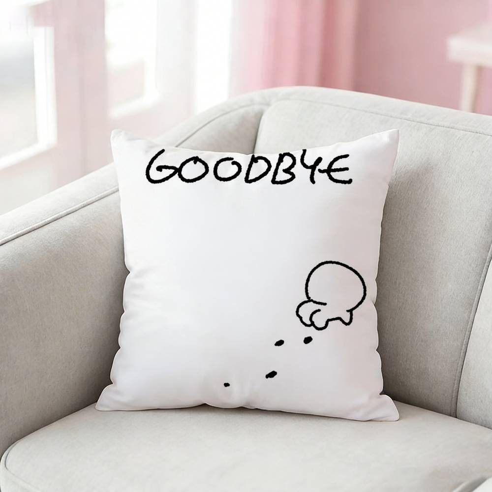 Tbh Autism Yippies Creature Pillow Case Pattern Printed Pillowcase For Living Room Sofa Cushion Cover