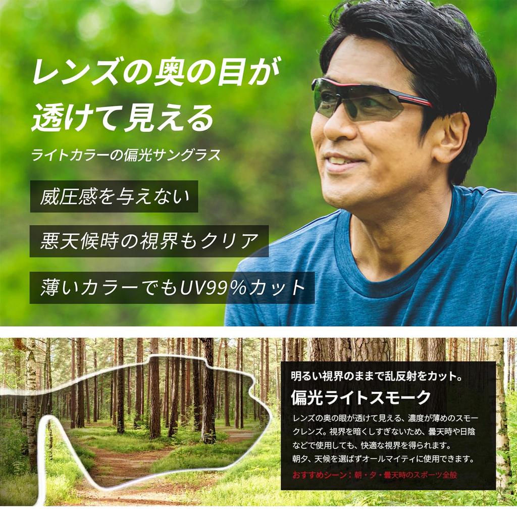 Поляризованные линзы для спорта, черные [Afit] Мужские солнцезащитные очки, цветные, матовые/черные AF-7001HLSM-C1