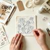 Снятие стресса Рукоделие DIY Набор для вышивки цветочным тамбурным швом, Набор для вышивки цветов для начинающих, Взрослые, Схема, Стежок, Ручная работа