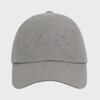KIMZISU Dripping Patch Ball Cap _ Grey