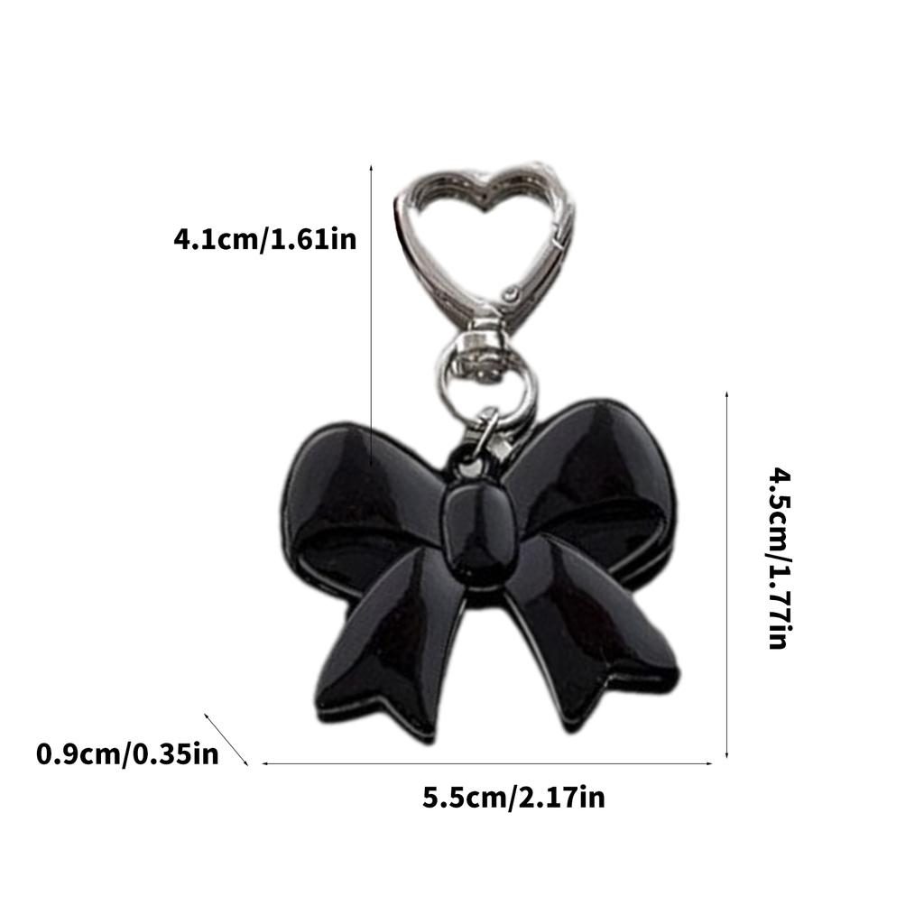 Брелок для ключей в форме сердца, милый брелок с бантиками, подвеска, цепочка для ключей от машины, брелки с бантиками, подвесные украшения для рюкзака, шарм для сумки для женщины