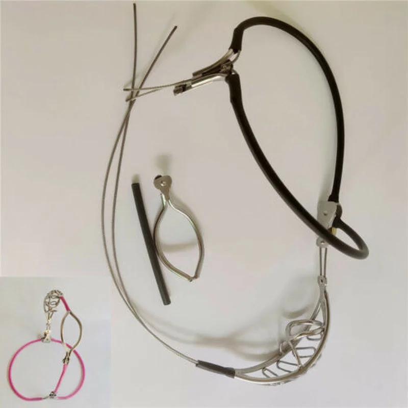 Men's Stainless Steel Chastity Belt Wearable Pants with Breathable Lockable Cock Cage Strap On Penis Bondage Sex Toys for Male