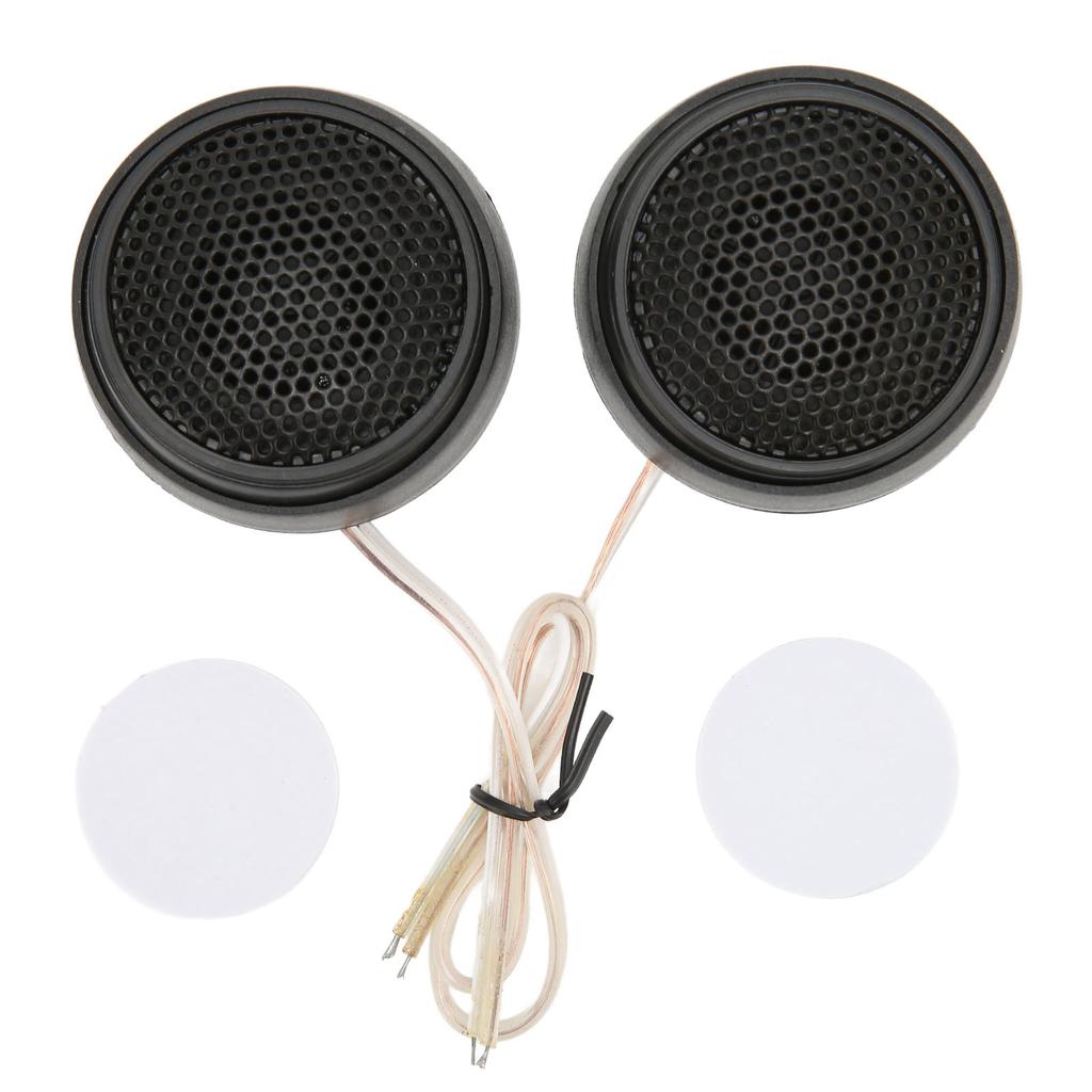 2 Pcs Car Dome Tweeter 1000W High Sensitivity O Stereo Loudspeaker with Base for Sound System