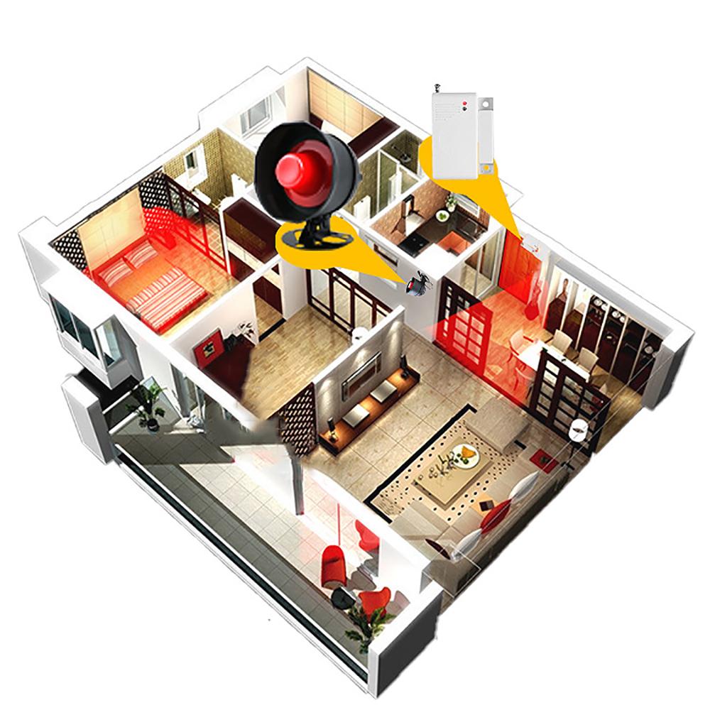 Противоугонное устройство для дома, громкая сигнализация, многорежимный дверной магнитный датчик