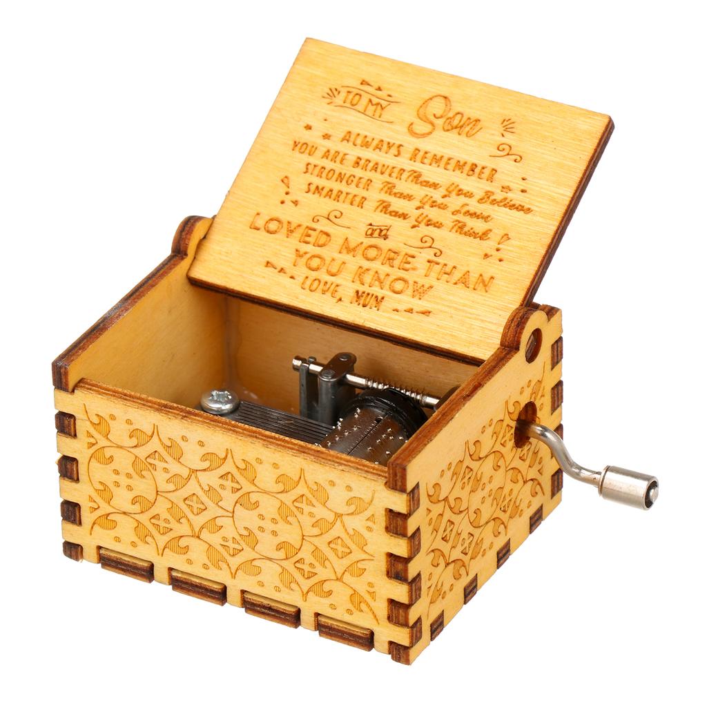 День Классика Ты Мое Солнышко Антикварные Гравированные Музыкальные Шкатулки Деревянная Ручная Музыкальная Шкатулка