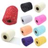 Glitter Tulle Fabric Roll 6 Inch 15 Yards Sparkling Spool Ribbon Sequin Netting for DIY Tutu Skirt Table Runner Wedding Stage Backdrop Gift