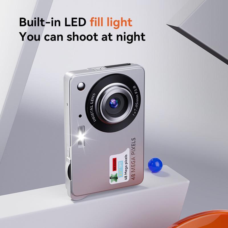 Ретро HD CCD цифровая камера для студентов - Камкордер для видеоблогов начального уровня