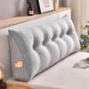 Removable & Washable Triangular Headboard Cushion - Imitation Cotton Linen Tatami Back & Waist Support Pillow