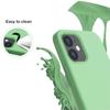 Case for iPhone 13 Pro Max (6.7 ") Green Silicone Mat